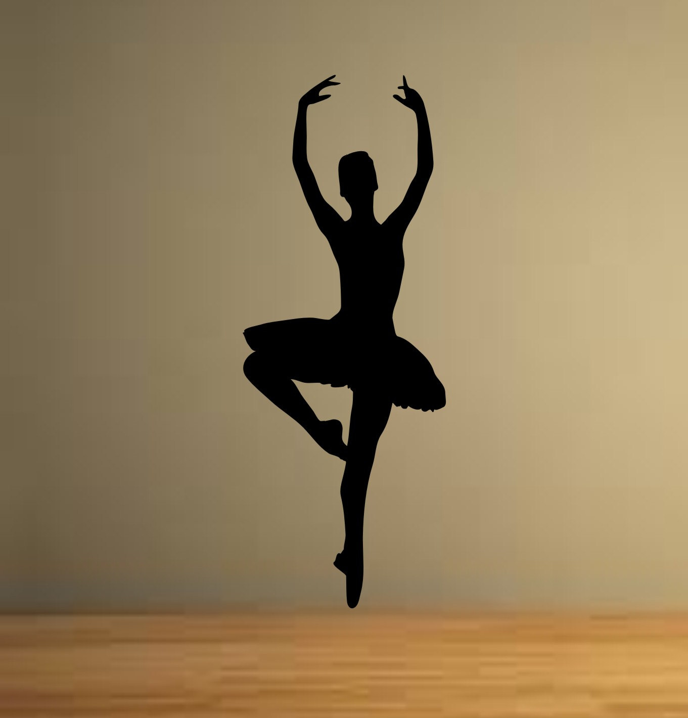 Ballet Dancer Dancing  Ballerina Wall  Decor  Vinyl Decal  Sticker 