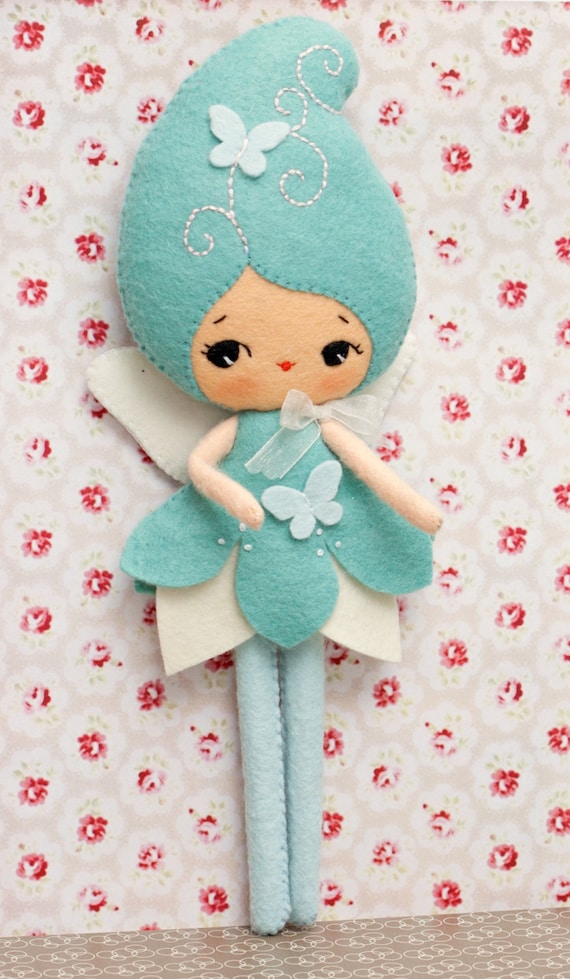 personnages en feutrine faery petite poupée cute doll