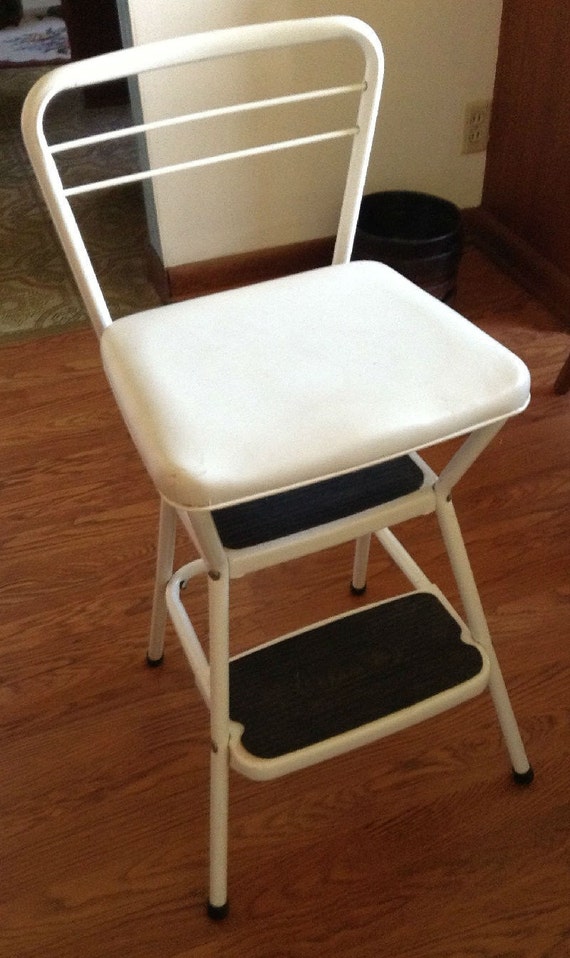 Vintage Cosco Lift Up Seat Step Stool Chair By Diantiques On Etsy