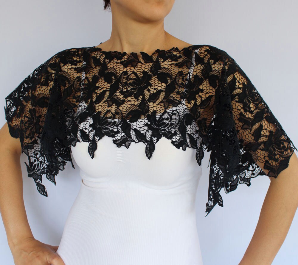 lace shoulder wrap