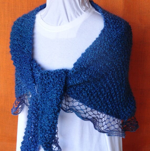 Knitting Pattern Knit Prayer Shawl Pattern by KimberleesKorner