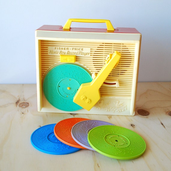 fisher price retro music box record player