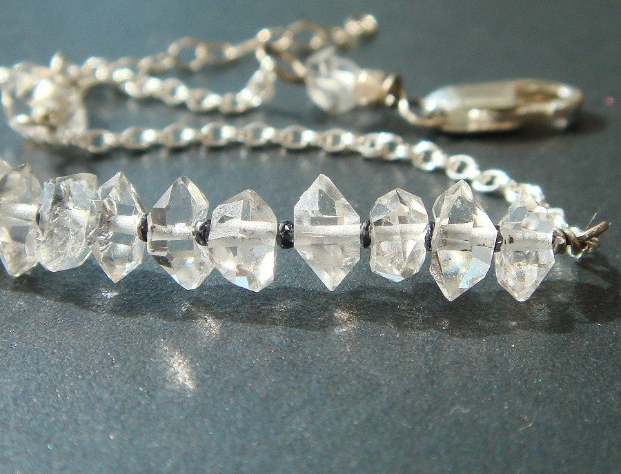 Herkimer Diamond Jewelry Double Terminated Quartz Crystal