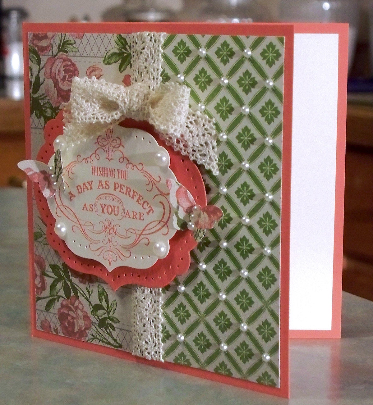 Handmade Card Stampin Up Vintage Verses Mothers Day