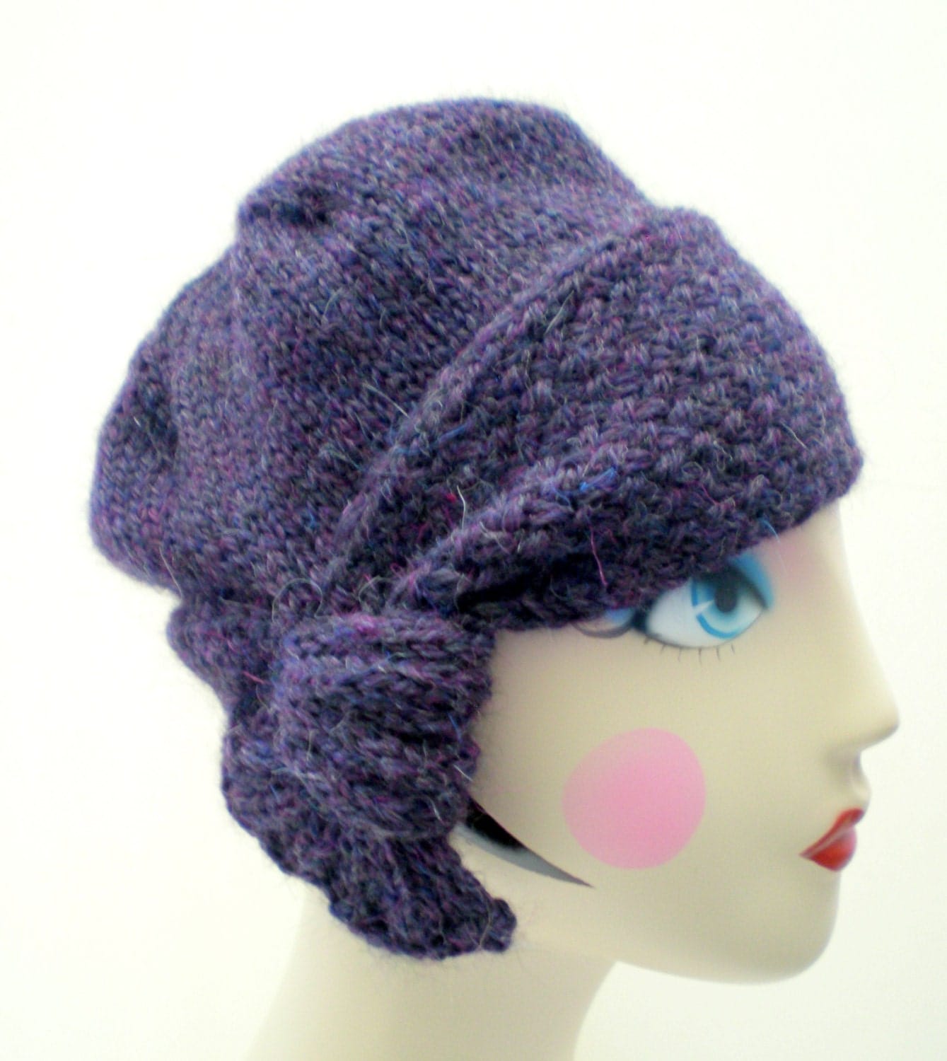 PDF Pattern Women Knit Cloche Hat Flapper Cloche Hat