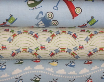 Scoot Fabrics by Deena Rutter for Riley Blake Fabrics, Full Yard Bundle, 3 Yards Total