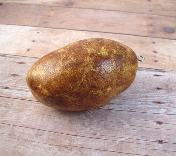 Items similar to Russet Baked Potato Christmas Ornament Polymer Clay