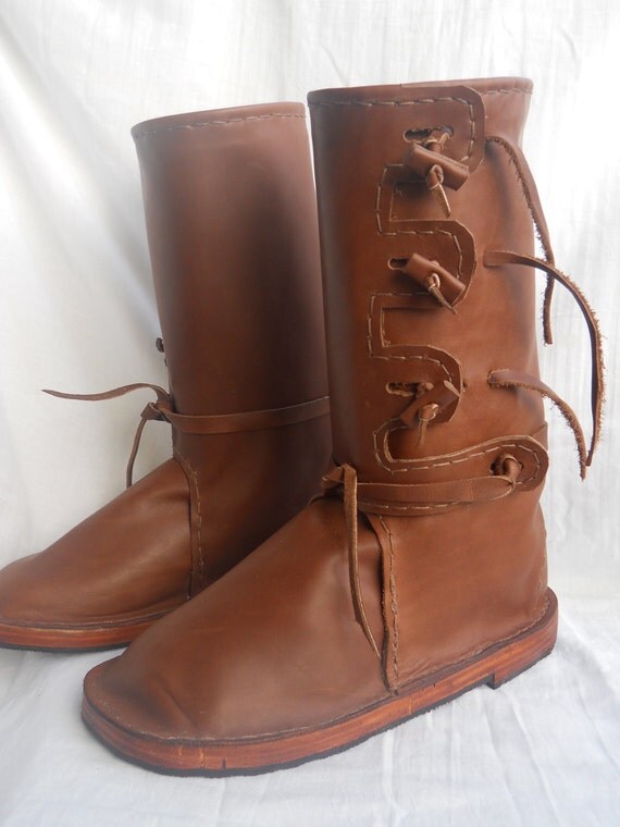 Viking Medieval Leather Boots