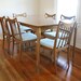 Mid Century Keller Dining Set - Wood and Formica