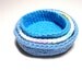 Mini Nesting Bowls or Basket Set of 3