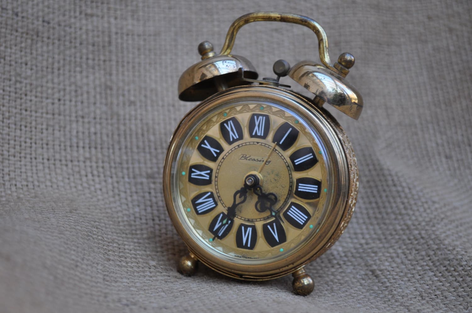 Vintage Alarm Clock By Blessing West Germany