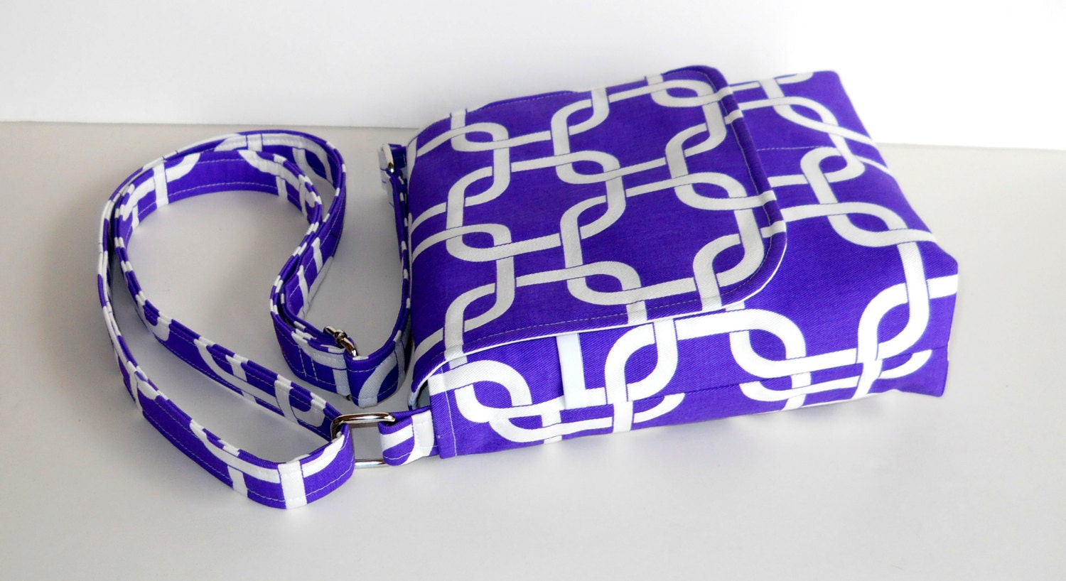 Small Cross Body Bag / Handmade Fabric Purse Small Messenger