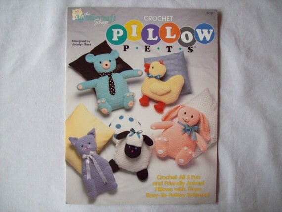 Crocheted Stuffed Animal Pillow Pets needlecraft shop 921317