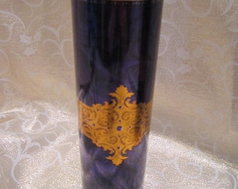 Stockmeyer Shortbread Cookie Tin - Purple with Gold Detail