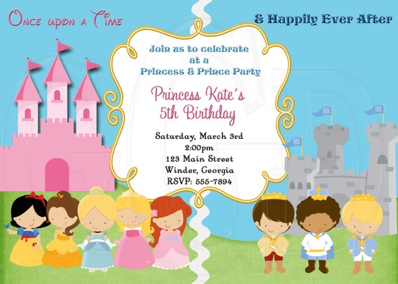 Prince And Princess Invitations 4