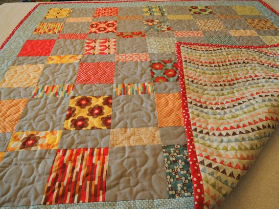 DIY Boho Charm Pack Quilt Pattern Tutorial w photos by beffie48