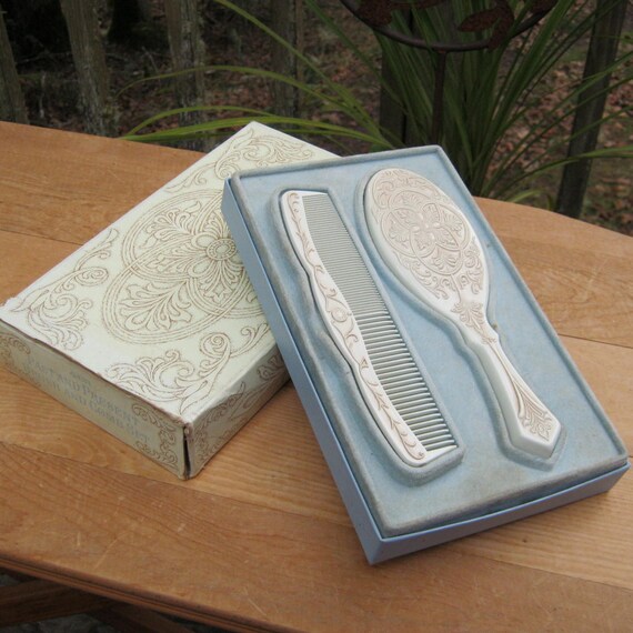 Avon Brush and Comb Set Past and Present