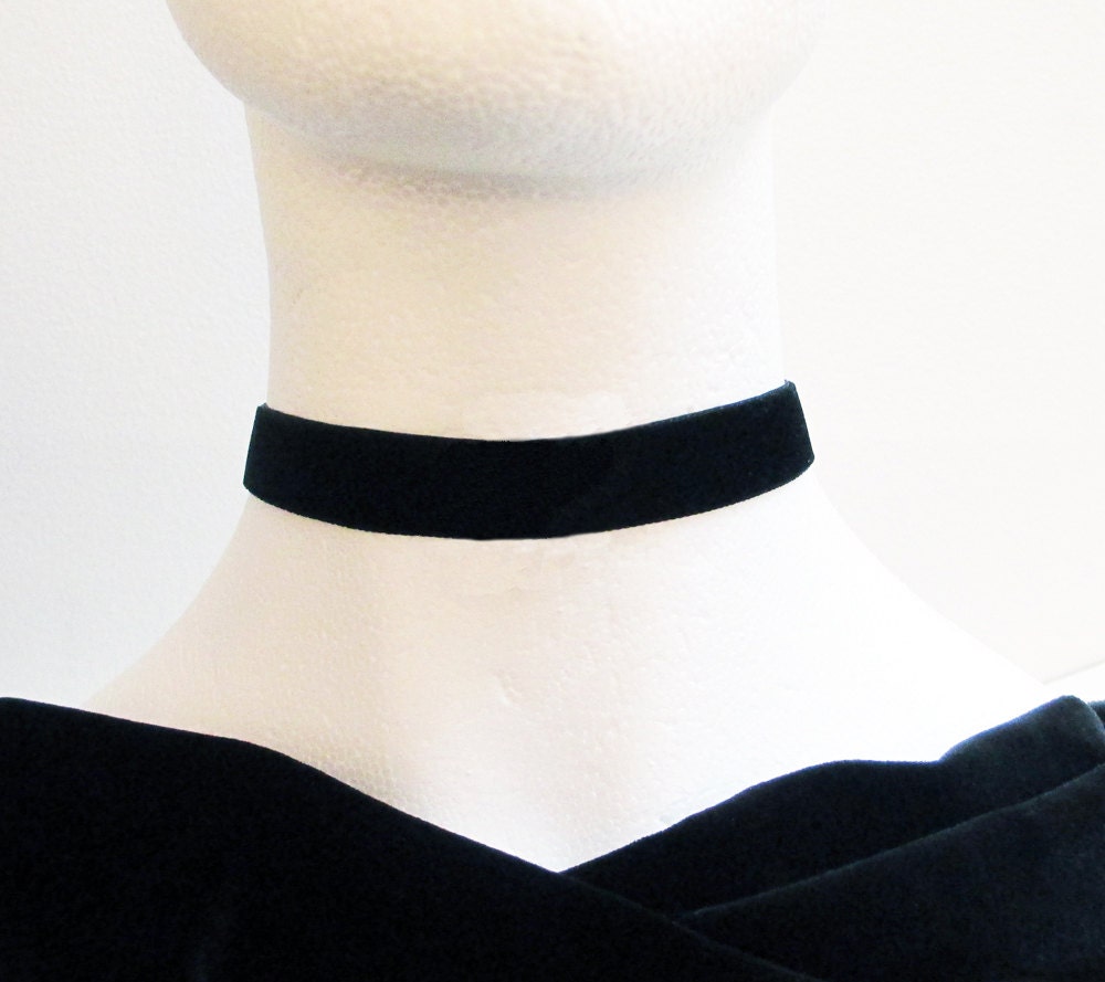 Black velvet choker amazon Clearance