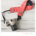 CLOSEOUT SALE - ruched camera strap cover - soft coral