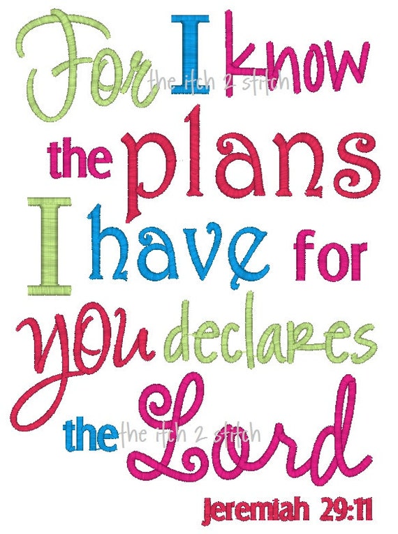 jeremiah 29 11 embroidery design in 5x7 and 6x10 instant download jeremiah 29 11 embroidery design in 5x7 and 6x10 instant download