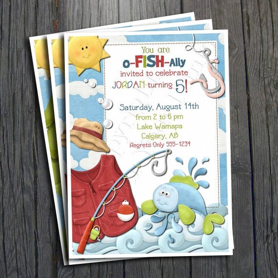 Fishing Birthday Invitations Free 10
