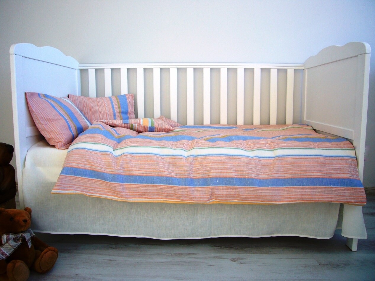 Toddler bed set Dreamy linen bedding baby & toddler linens