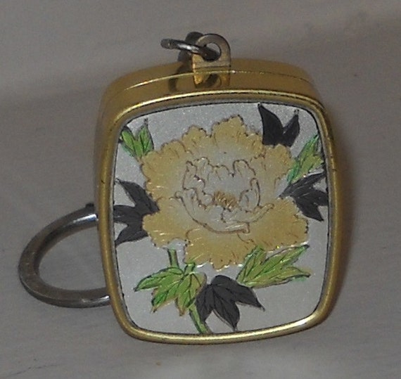 Vintage Sankyo Music Box Keychain Plays Theme from Love