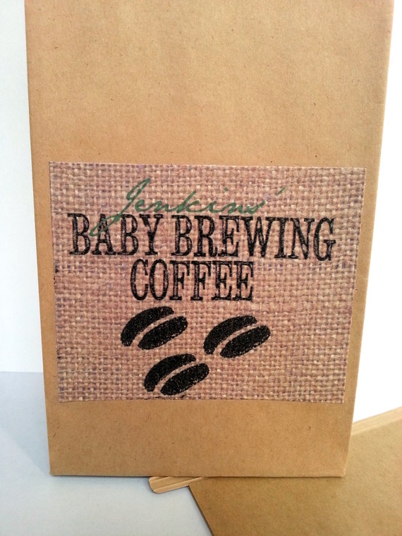 Personalized Coffee Favor Bags