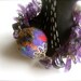 Amethyst Dreams -Amethyst Bracelet with felt bubble - Amethyst Stone Bracelet - Handmade - Amethyst Jewelry