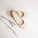 handmade leather ballet flats | blush | ready to ship