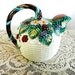 Vintage Haldon Group Majolica Berry Pitcher