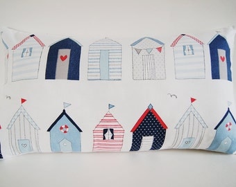 Modern Beach Houses/ Designer Pillow Cover / Cottage Life/ 12"x20"/ Made To Order
