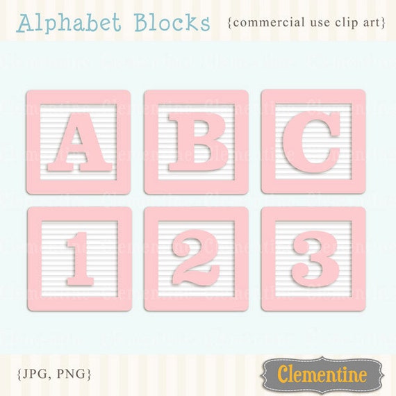 free clipart alphabet blocks - photo #49