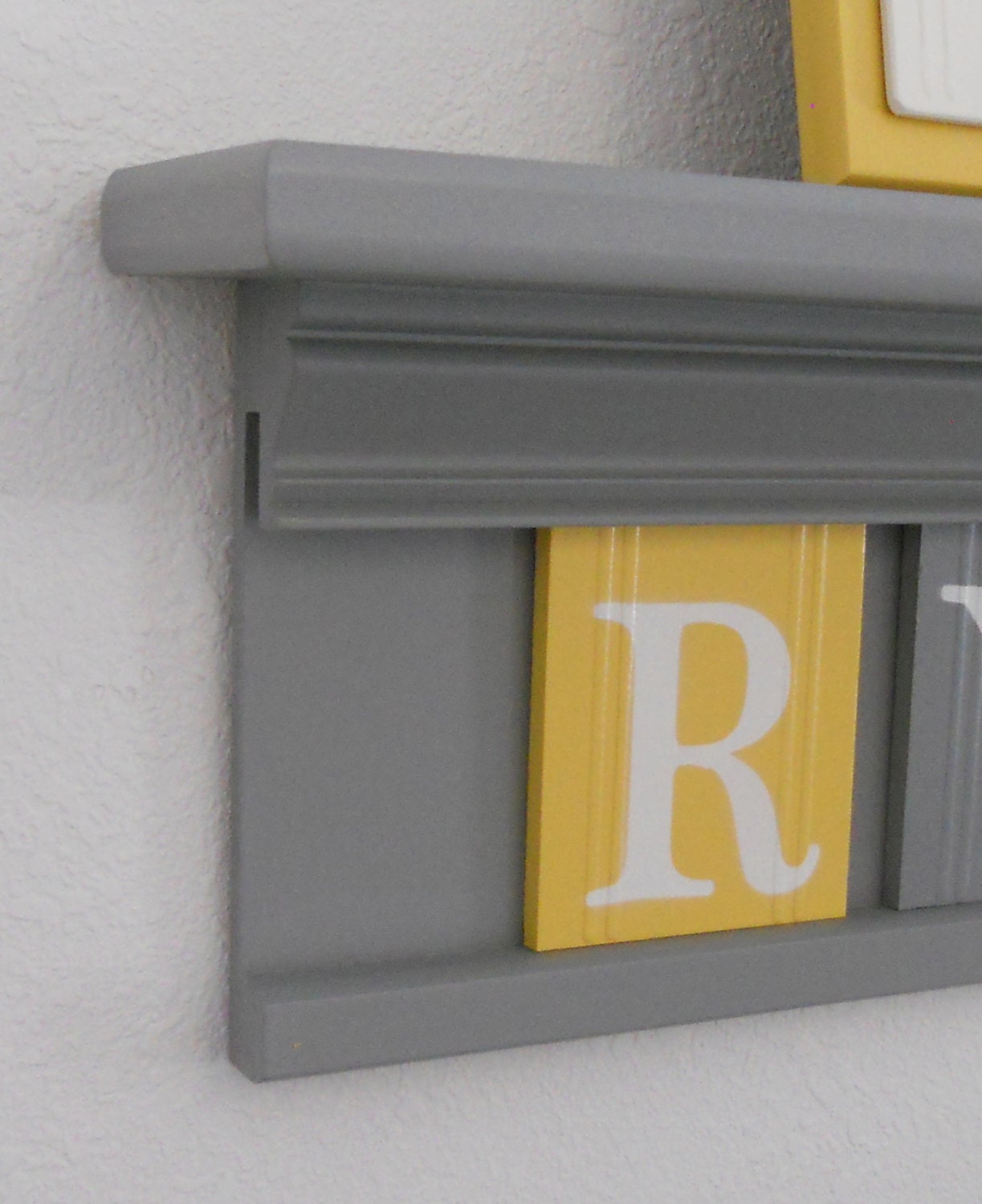 Yellow and Gray Nursery Wall Art Yellow Baby Boy Nursery