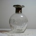 Vintage Cut Glass Perfume Bottle with Silver Cap - Towle