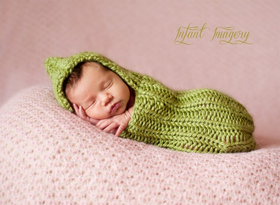 Knitting Pattern Baby Cocoon Pattern Newborn Photo Prop