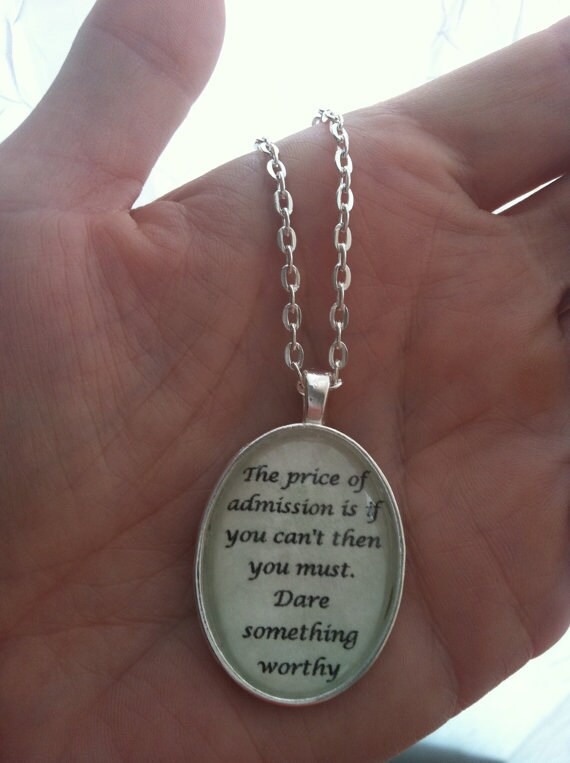 CUSTOM quote necklace your OWN quote oval by SweetlySpokenJewelry