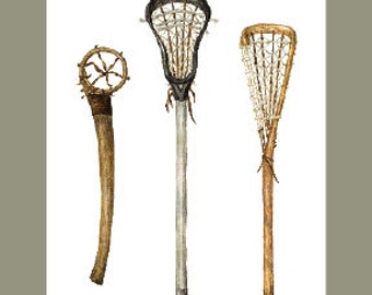 lacrosse print with mat