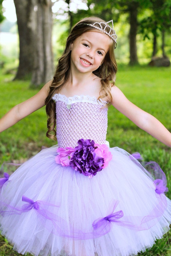 Sofia the First disney inspired sweetheart tutu dress