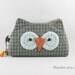 Owl Purse, Owl Coin Purse, Owl Coin Pouch, Owl Zipper Purse, Owl Bag, Small Purse