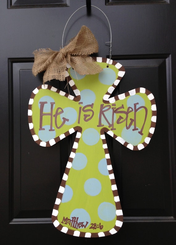 How To Change A Door Knob >> Items similar to Easter Wooden Cross Door Hanger on Etsy How To Change A Door Knob >> Items similar to Easter Wooden Cross Door Hanger on Etsy