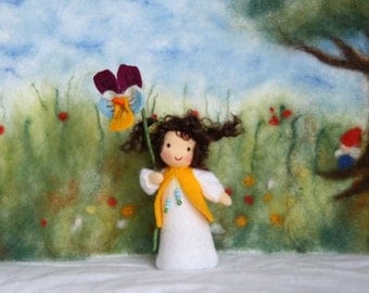 Viola Tricolor child / flower child / Nature Table / Waldorf