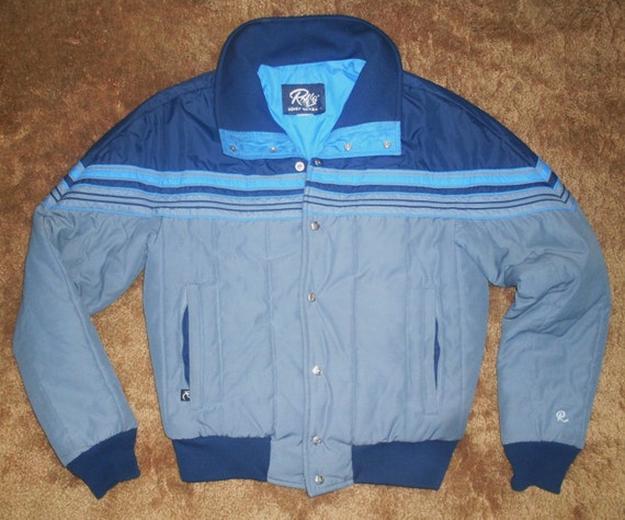 vintage Roffe Ski Jacket 70s 80s Medium Ski Wear warm puffy