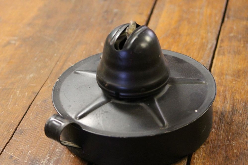 Antique Metal Chicken Brooder Heater Burner Kerosene Barn Lamp