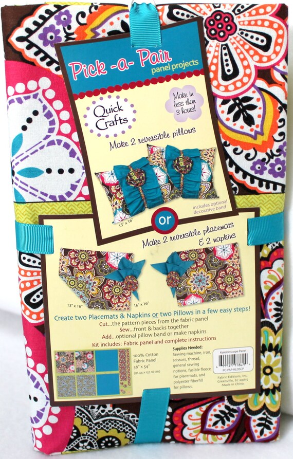 Easy Sewing Fabric Panel Do It Yourself by JacobandChloesLLC