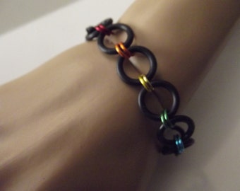 Simple 2-1 Stretch Chainmaille Bracelet