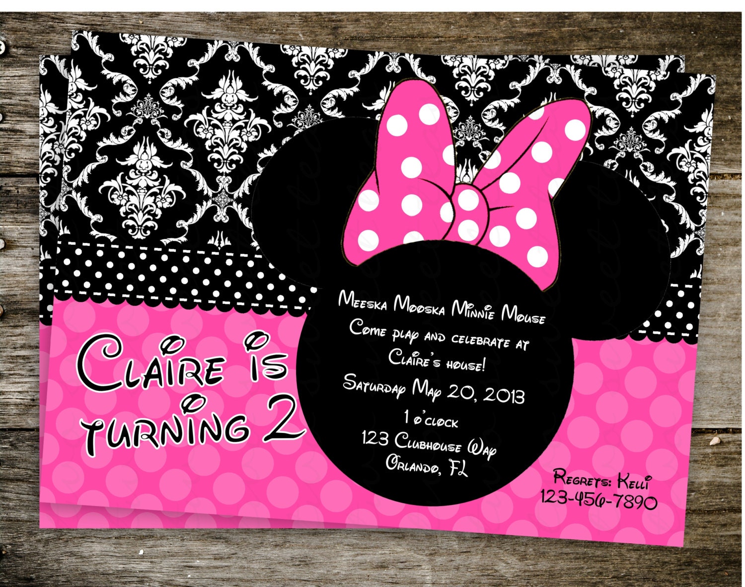 Minnie Mouse Clubhouse Mickey Birthday Party by 2SweetTeas on Etsy