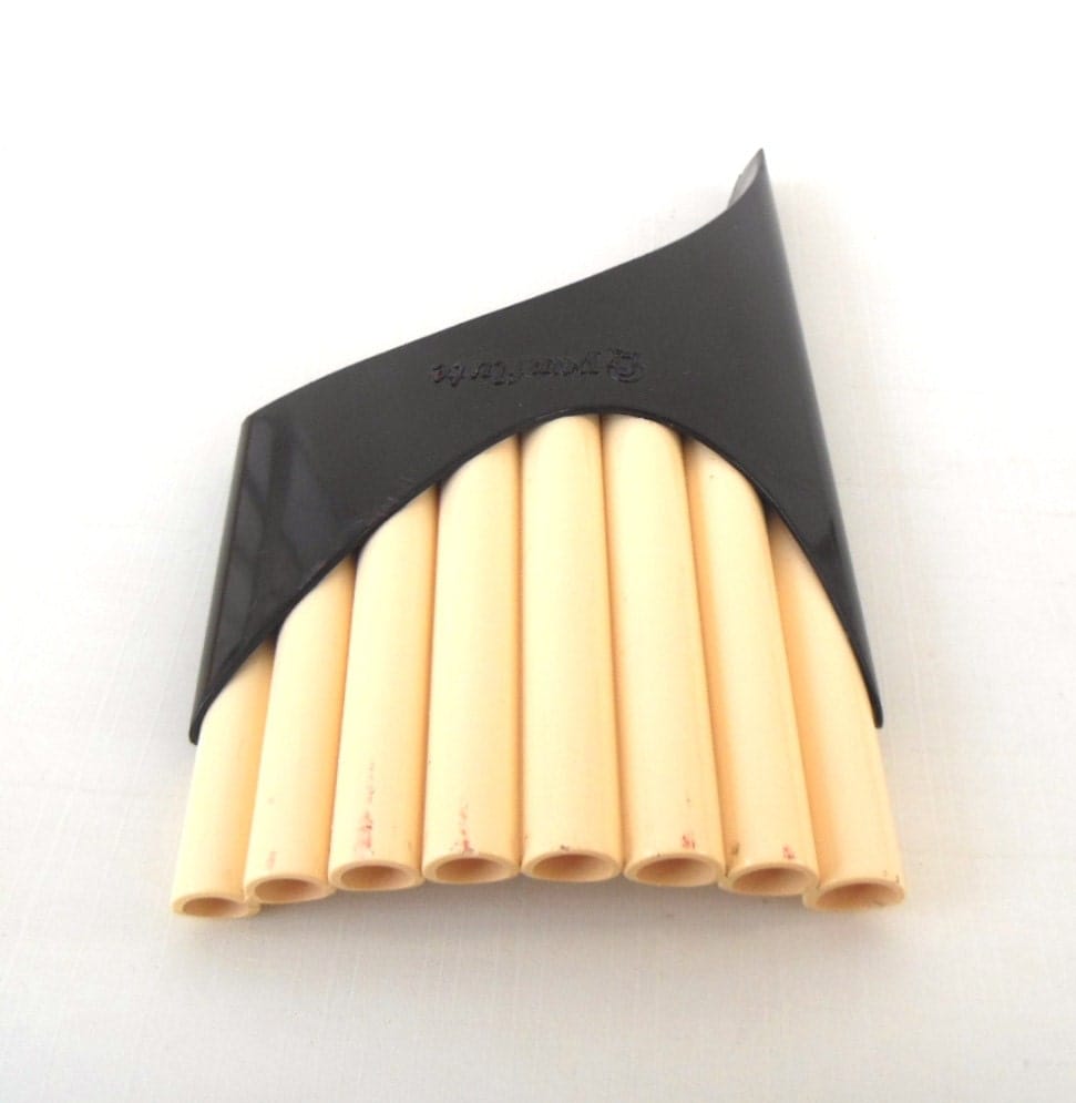 Pan Flute Vintage Plastic Angel Pan Pipe Panpipe