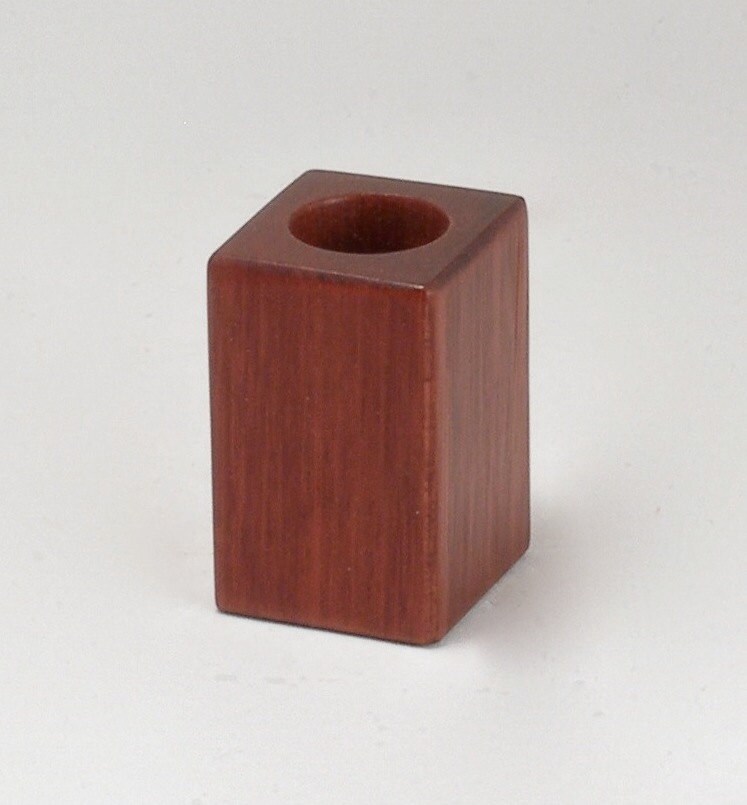 Toothpick Holder in Rich Purpleheart Wood