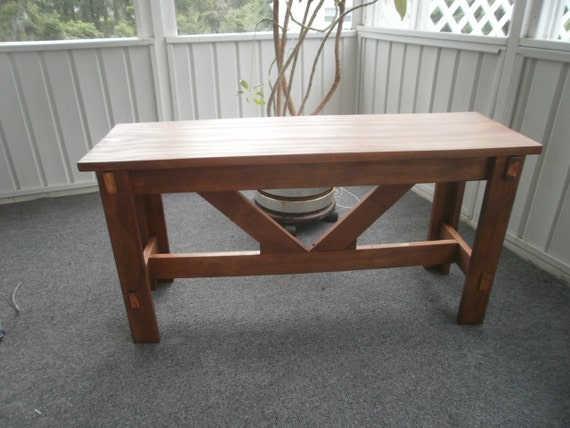 wooden bench 3'rustic x